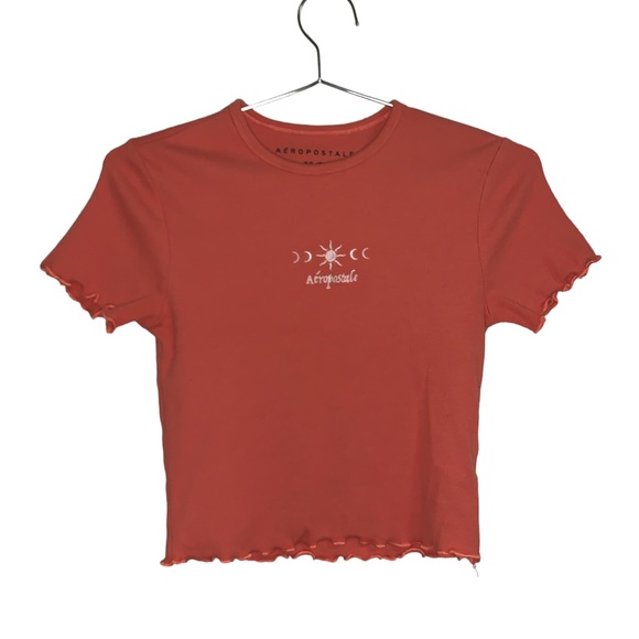 Orange aéropostale T-shirt - mid length - Picture 2 of 4